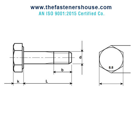 DIN 6914 / ISO 7412 Hex Bolts manufacturers exporters wholesale suppliers in India Ludhiana